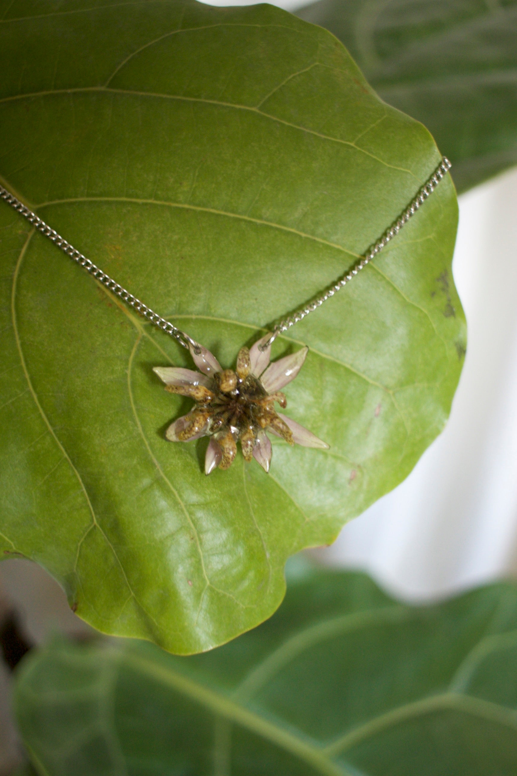Broadleaf Horsemint Pendant Necklace