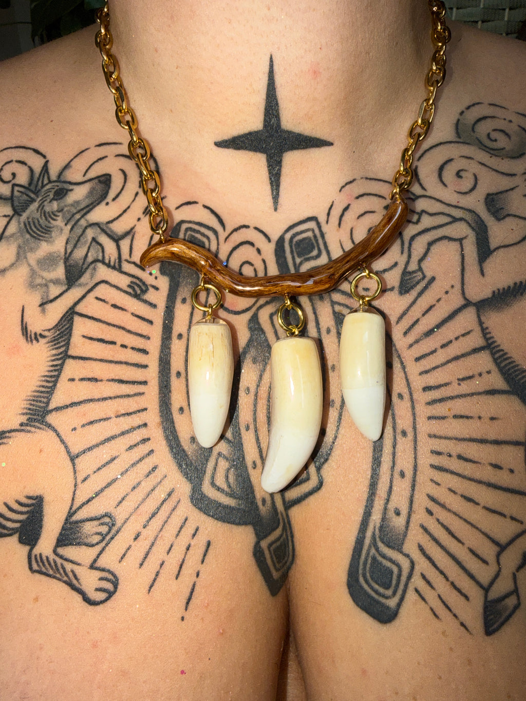 Twiggy Teeth Necklace