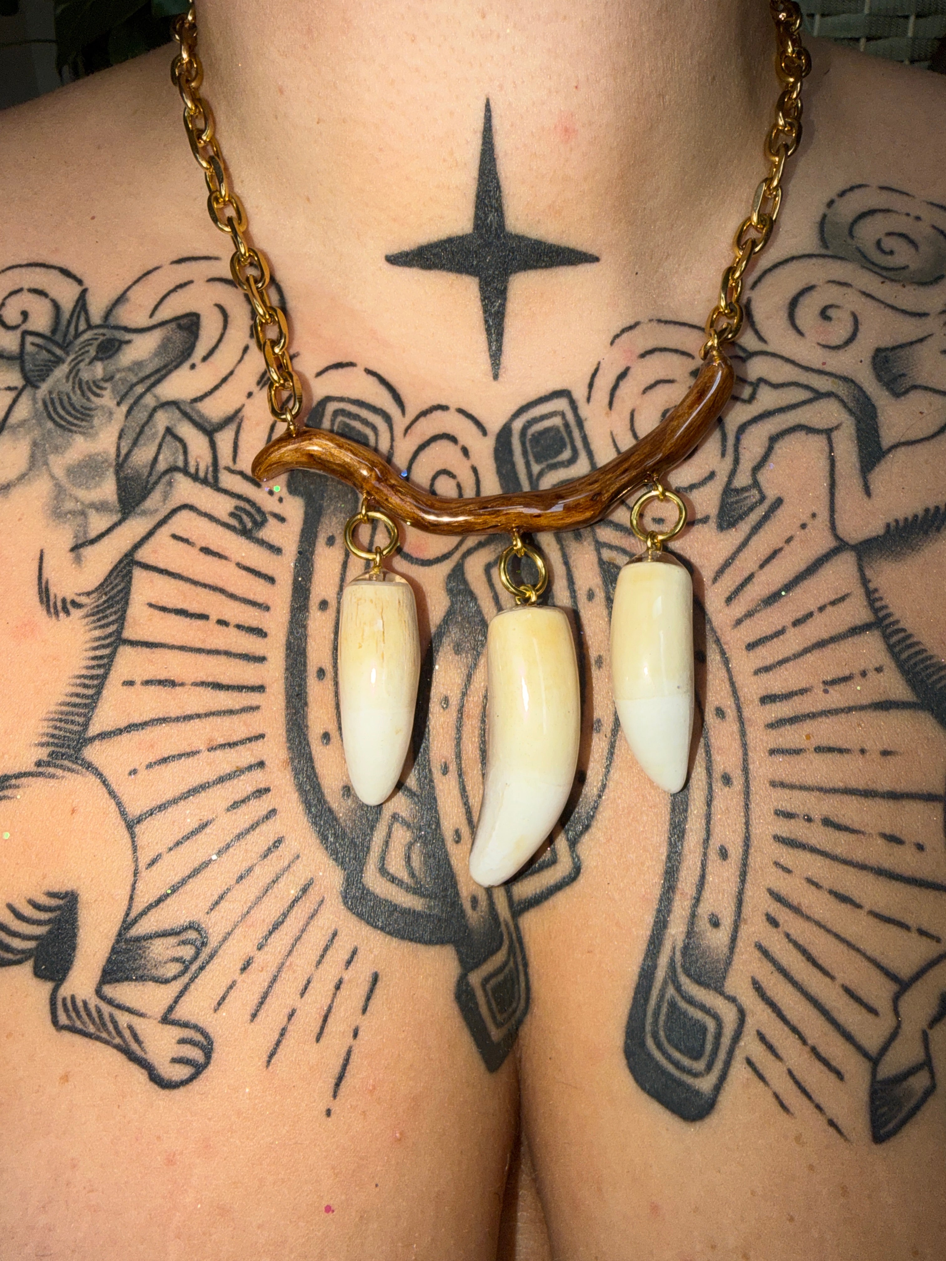 Twiggy Teeth Necklace