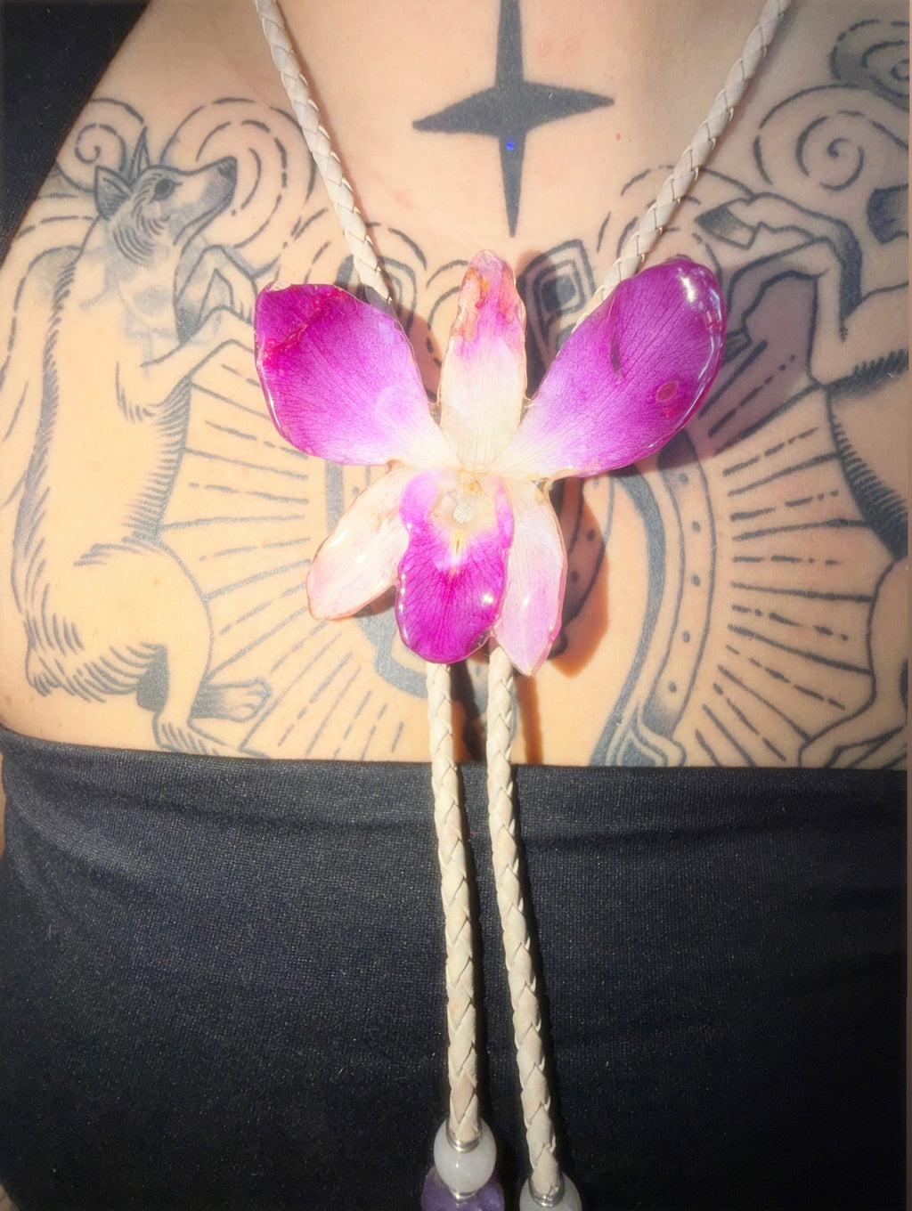 Orchid Bolero Tie