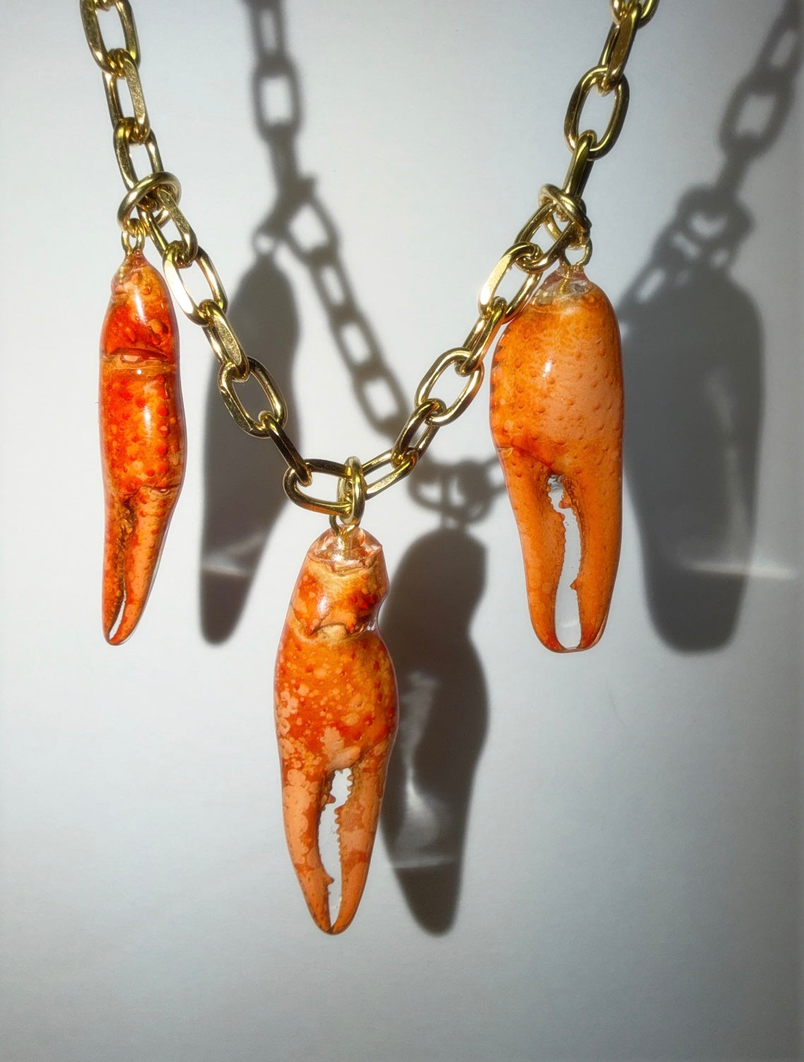 Louisiana Crawfish Charm Necklace