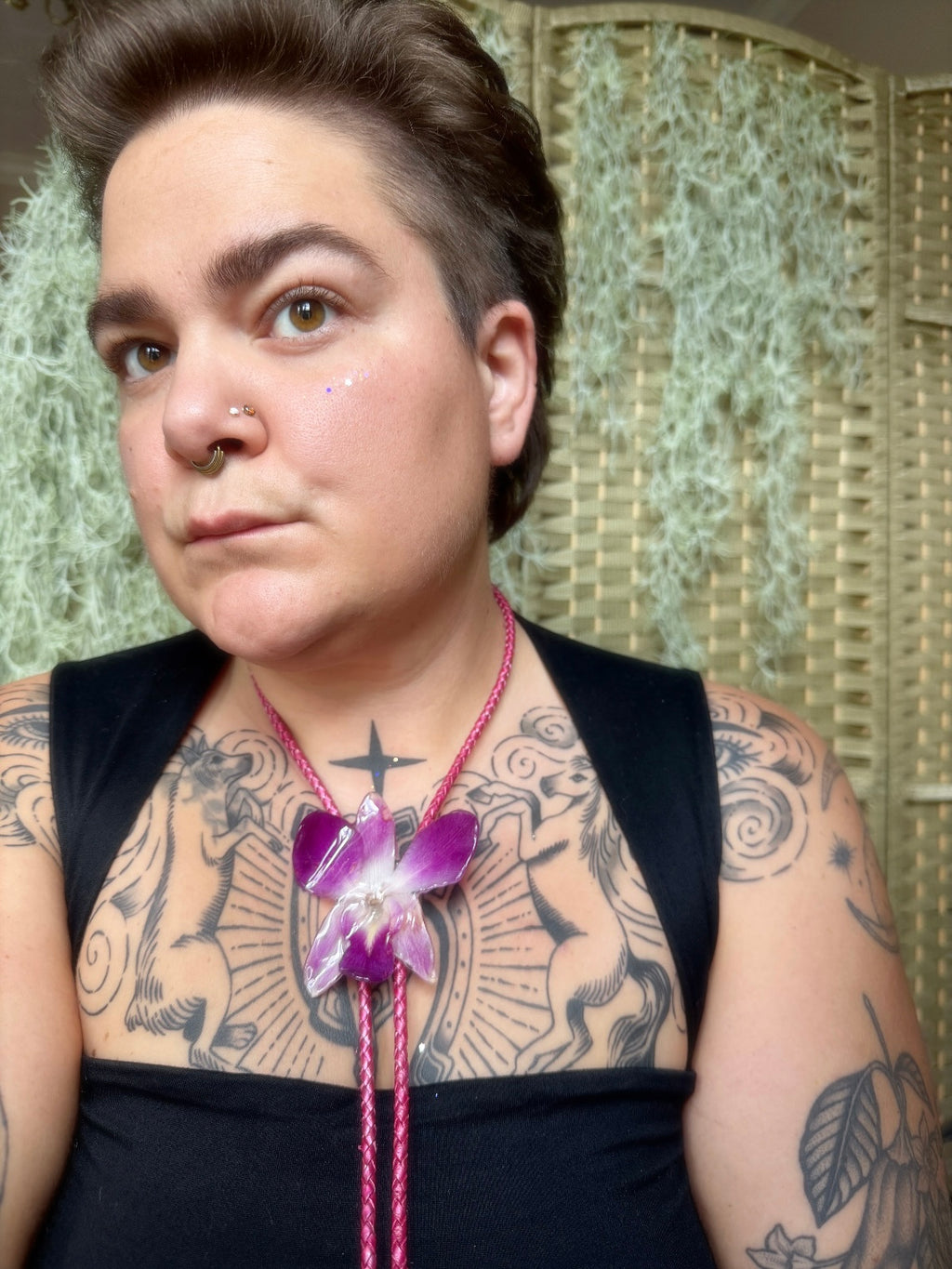 Orchid Bolero Tie
