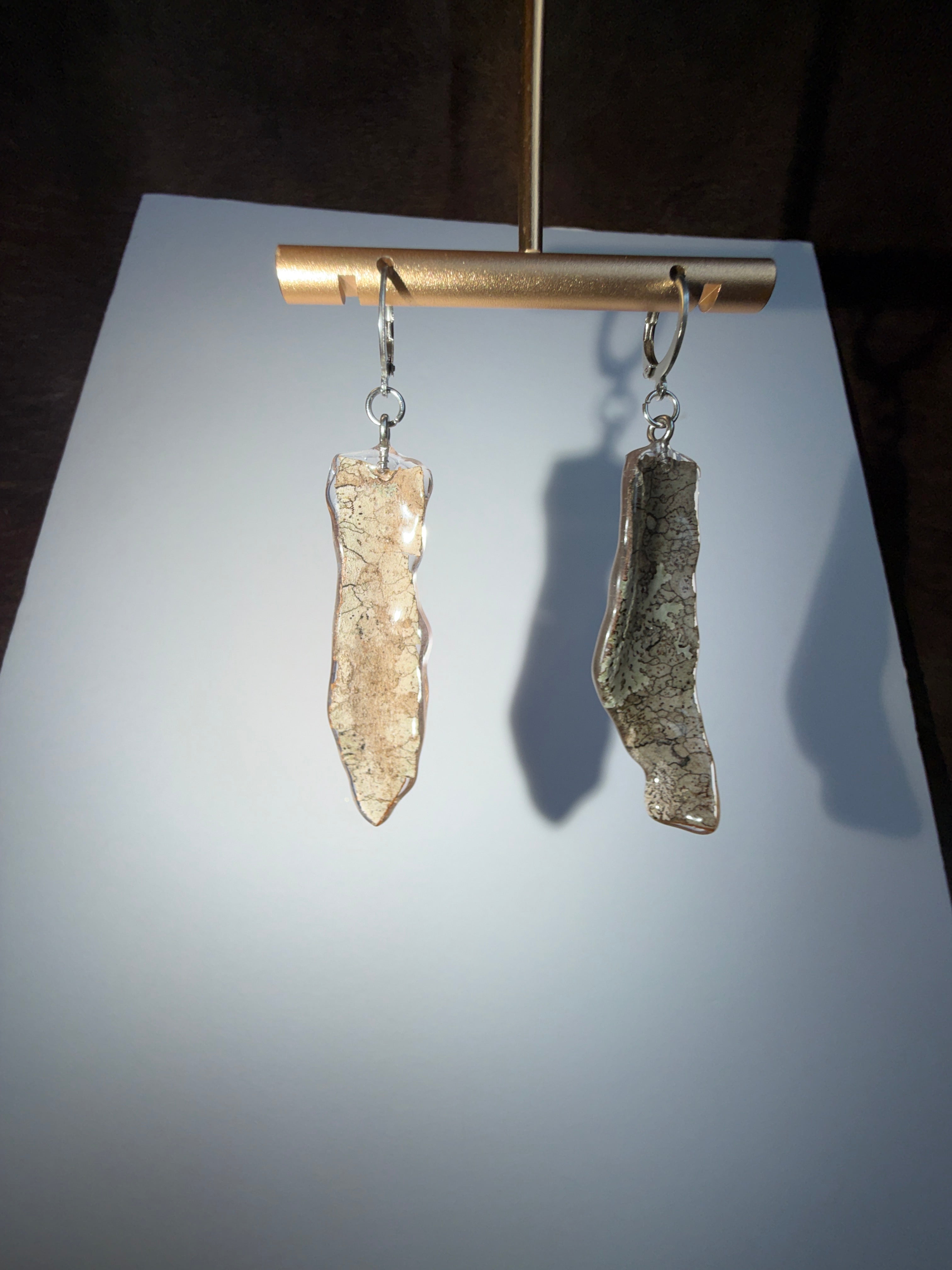 Tree Bark Earrings