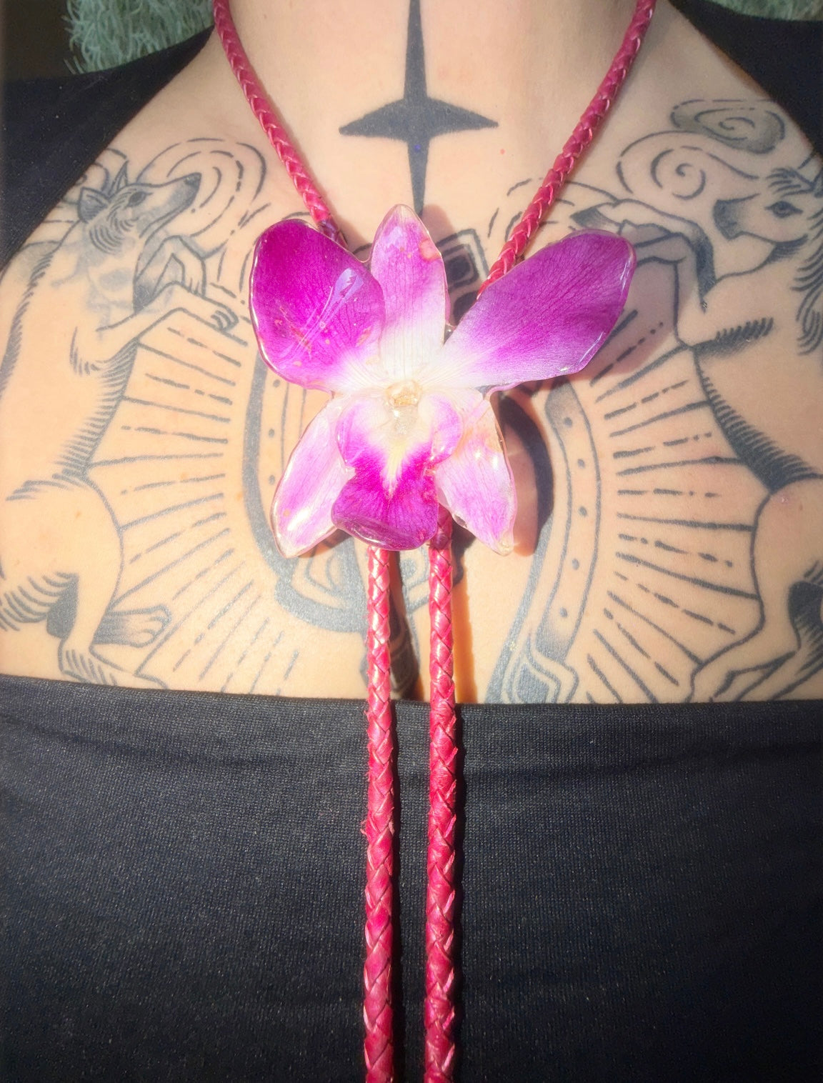 Orchid Bolero Tie