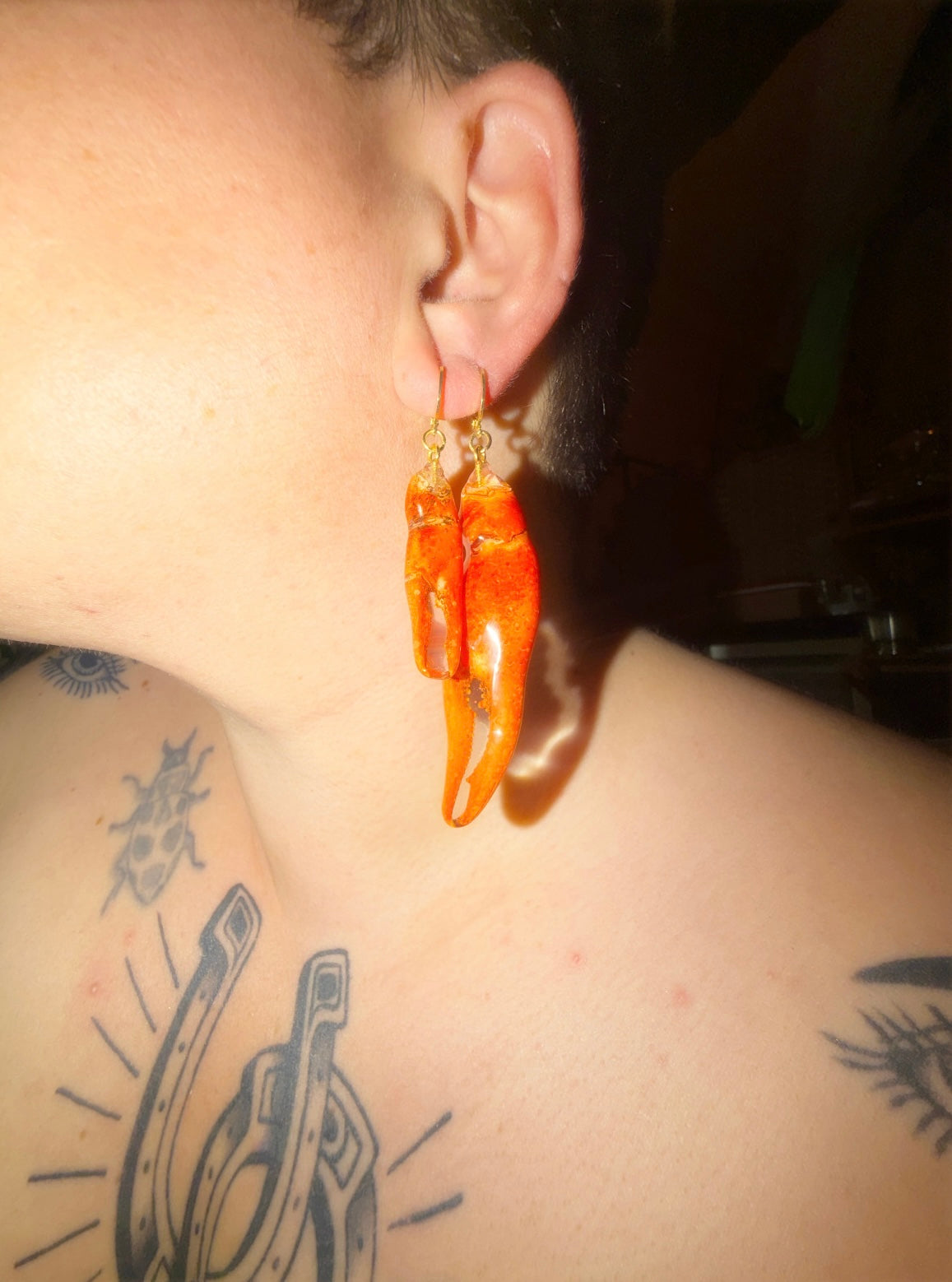 Louisiana Crawfish Earrings