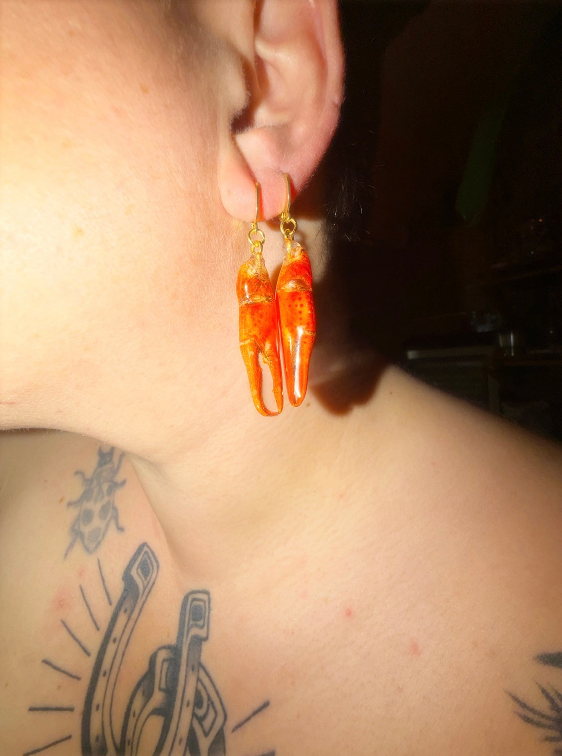 Louisiana Crawfish Earrings