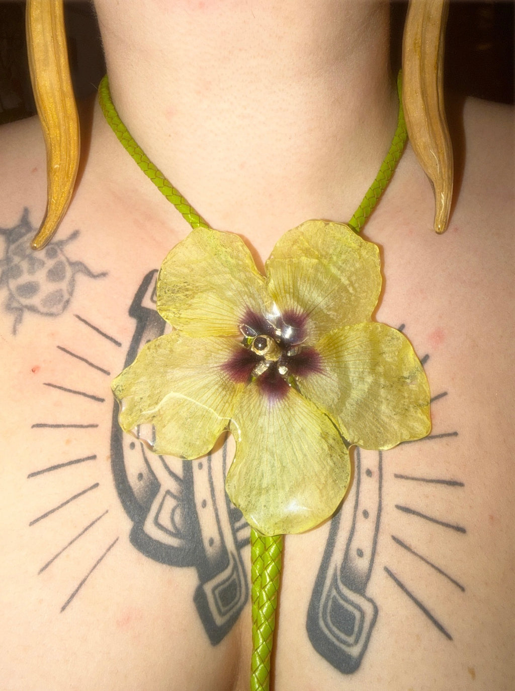 Okra Blossom Bolero Tie