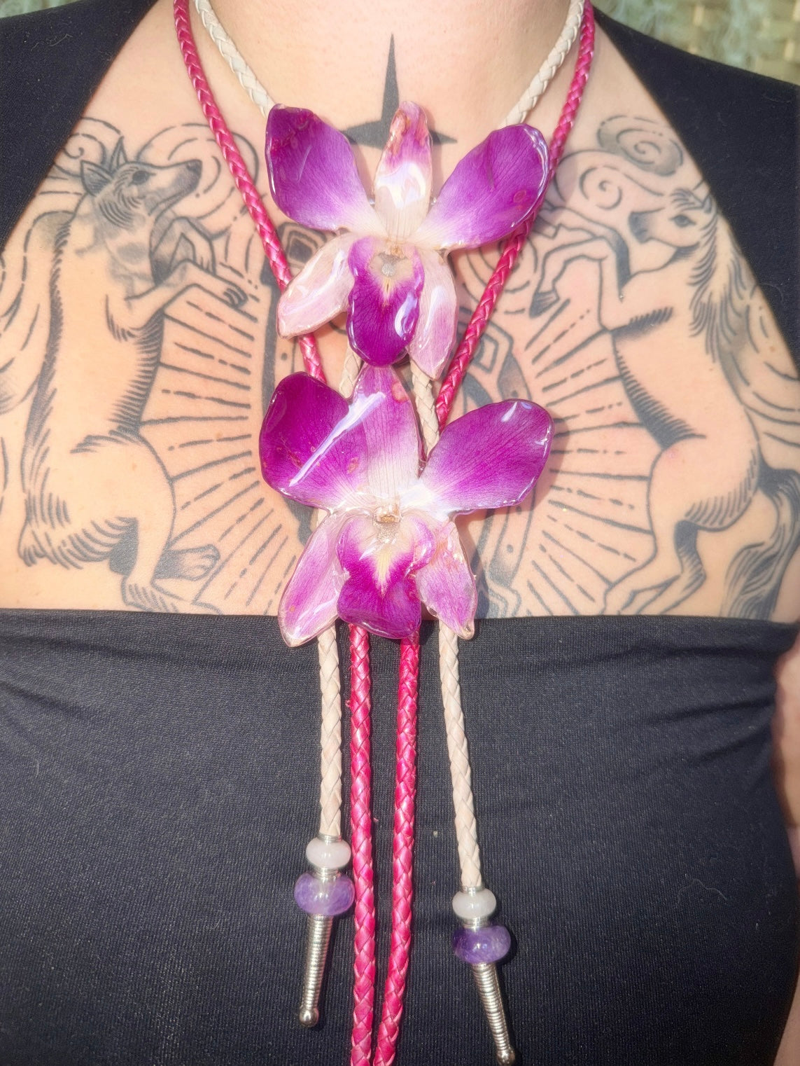 Orchid Bolero Tie