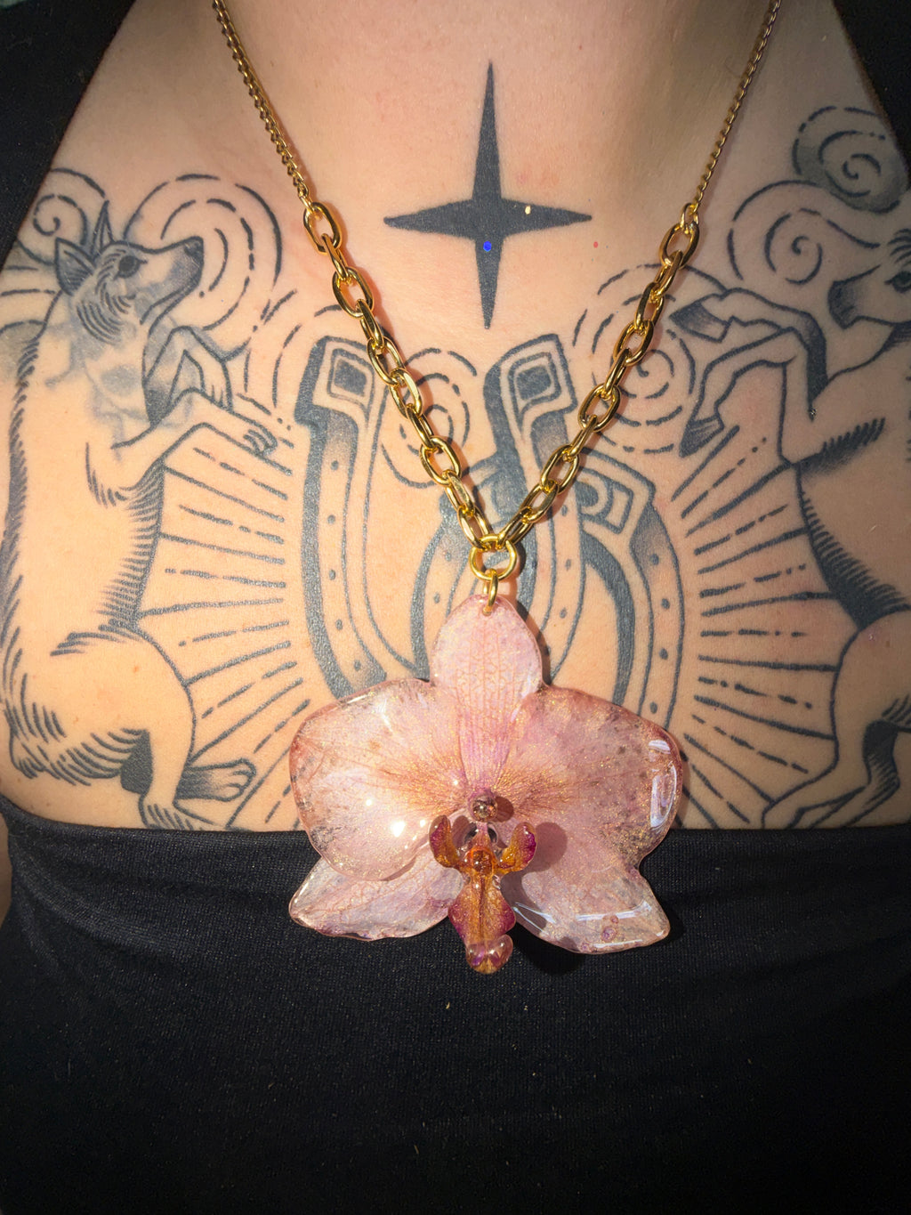 Orchid Necklace