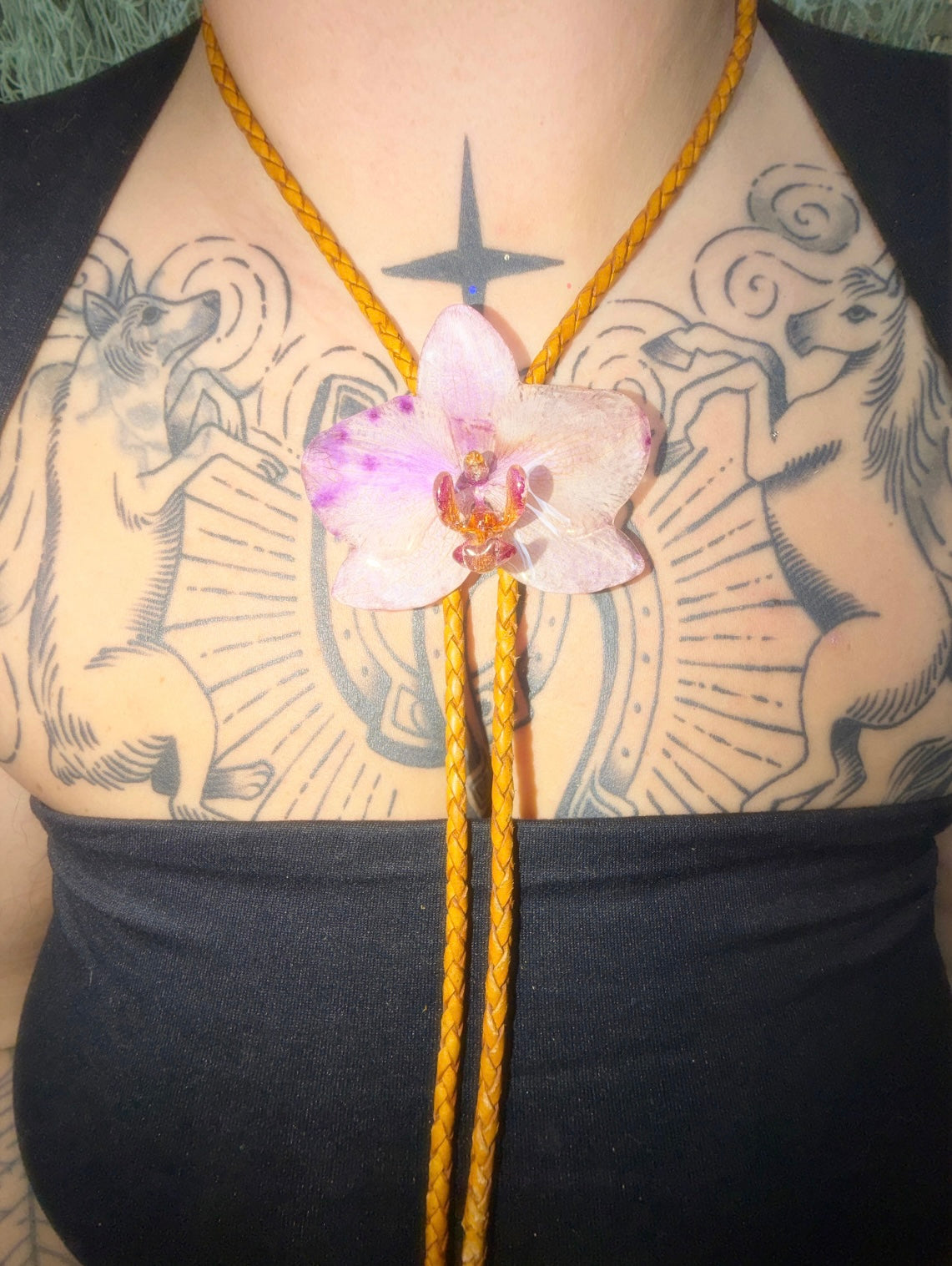 Orchid Bolero Tie