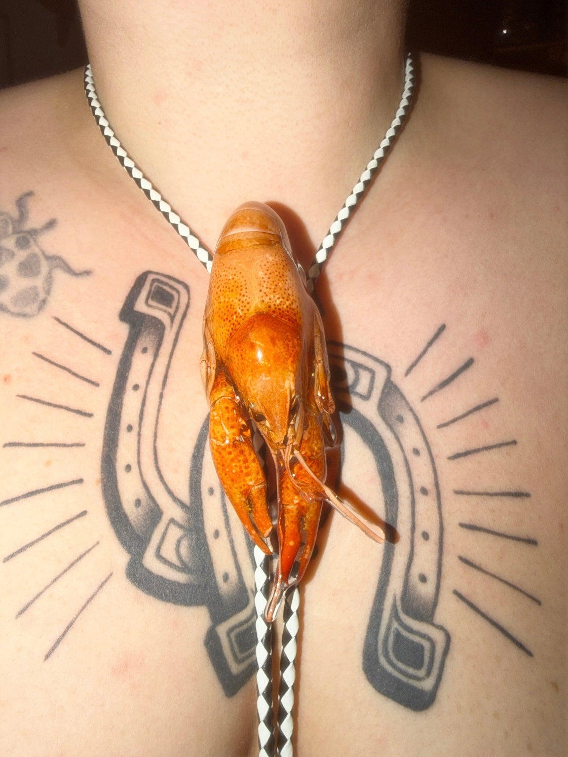 Louisiana Crawfish Bolero Tie