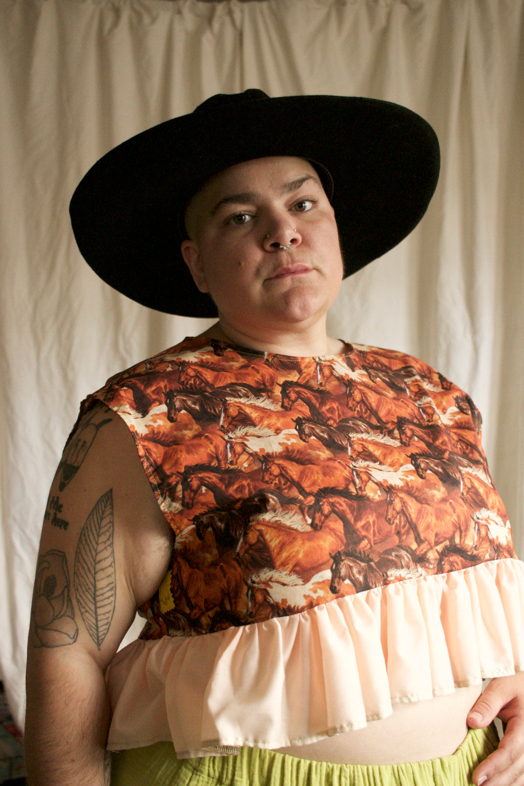 M / Cowpoke Smock Top - lucille deux