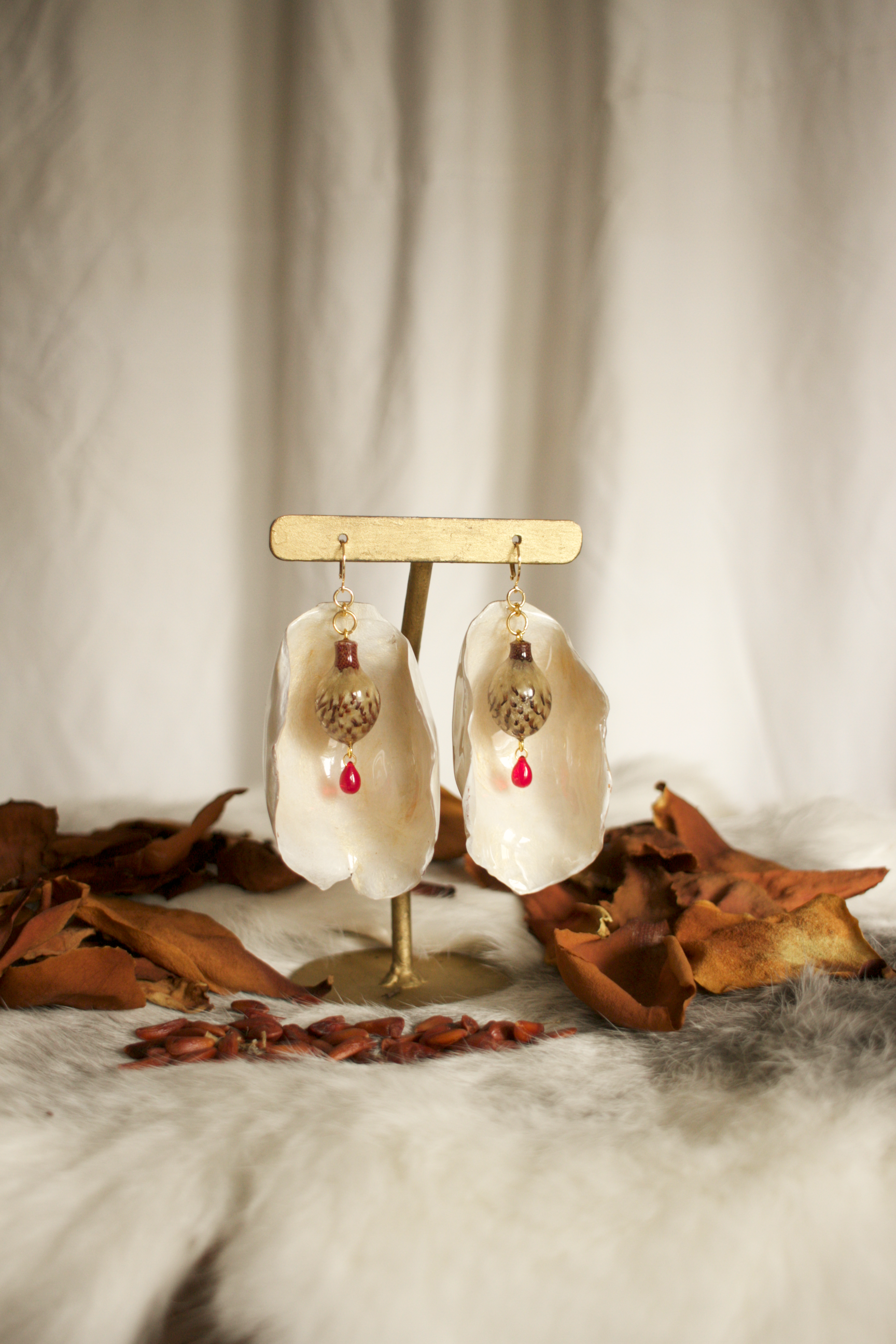 Southern Magnolia Earrings
