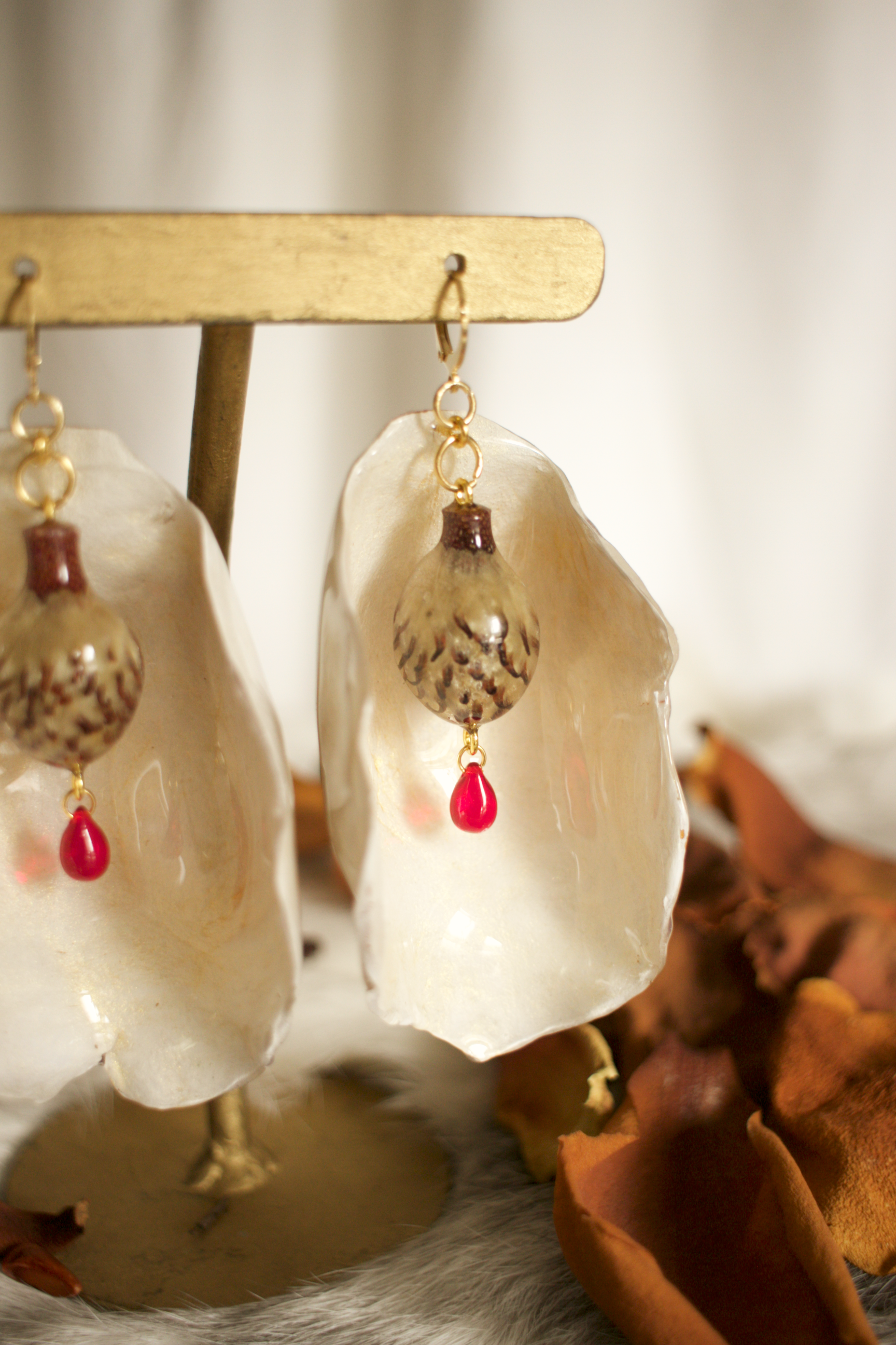 Southern Magnolia Earrings