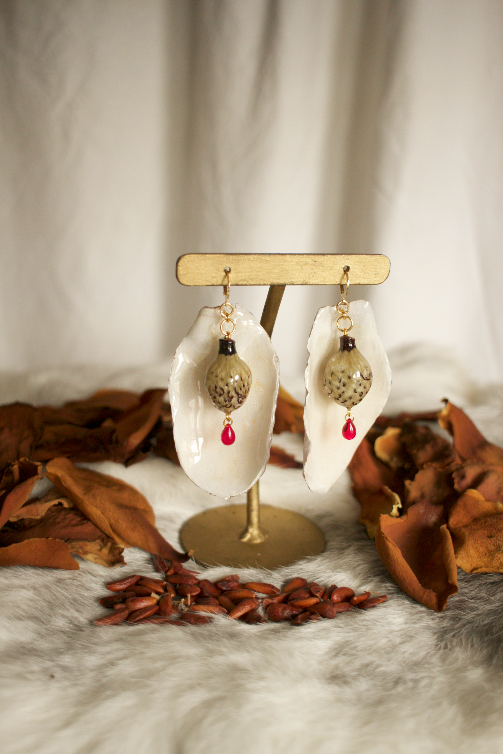 Southern Magnolia Earrings