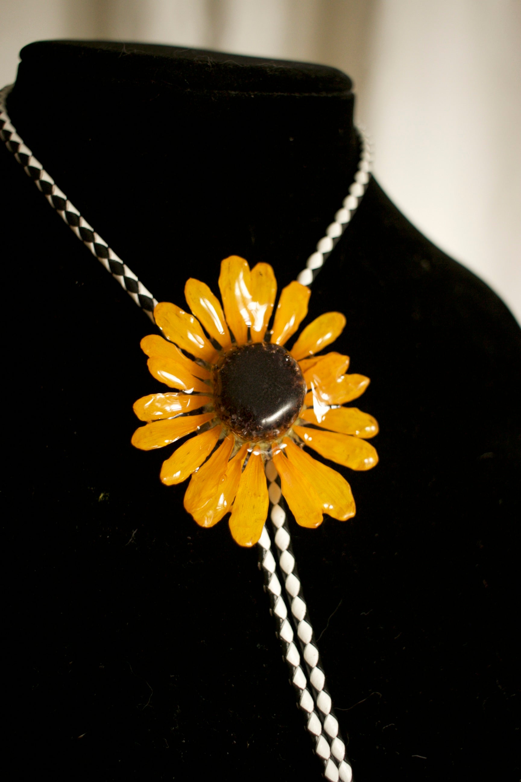 Common Sunflower Bolo Tie