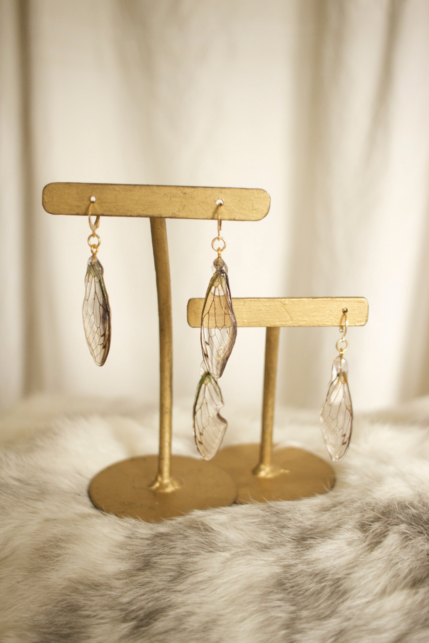 Cicada Wing Earrings