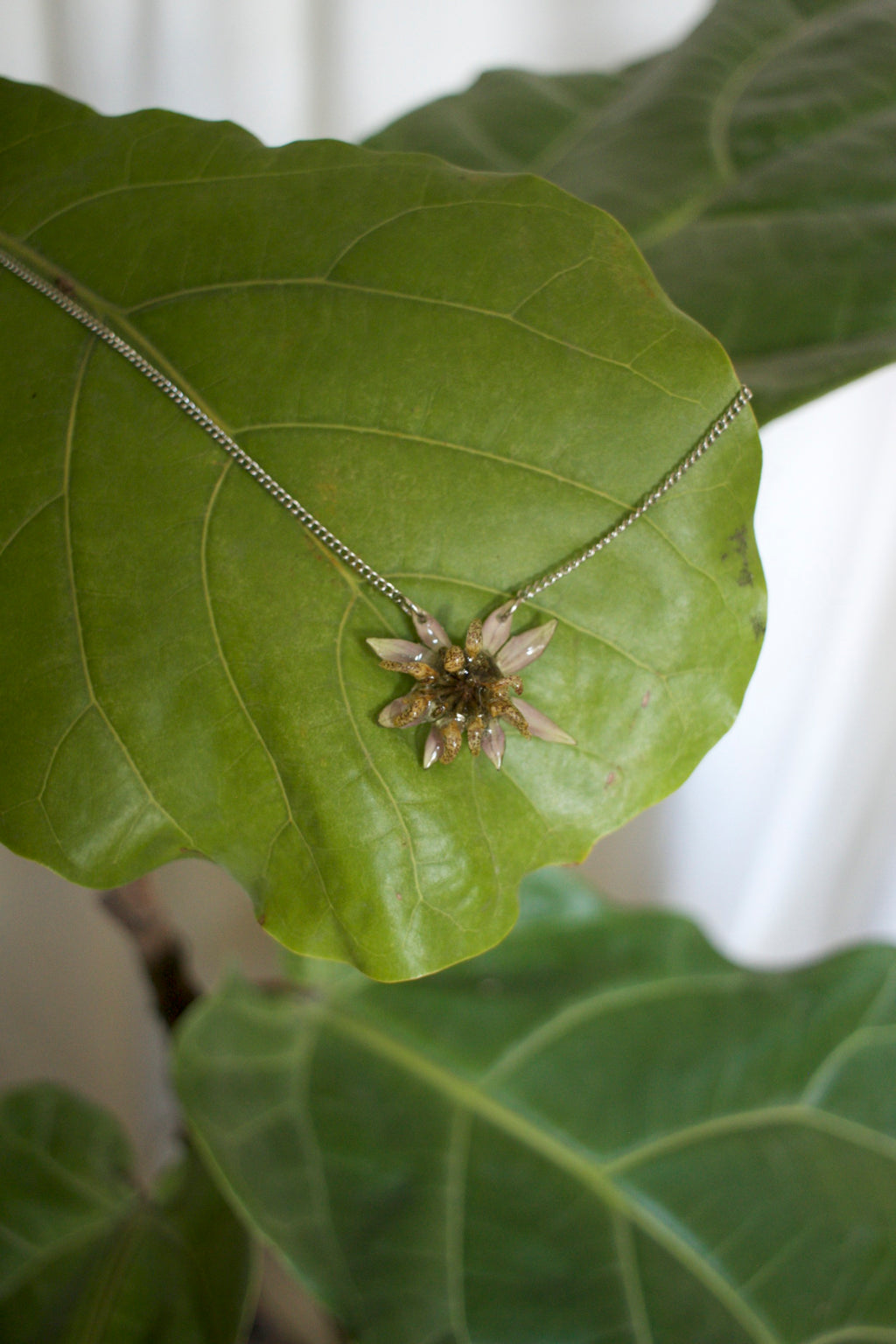 Broadleaf Horsemint Pendant Necklace