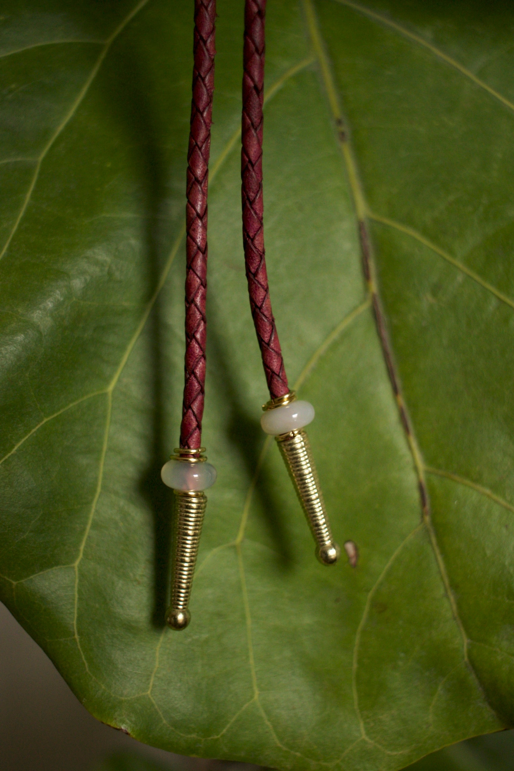 Okra Blossom Bolo Tie