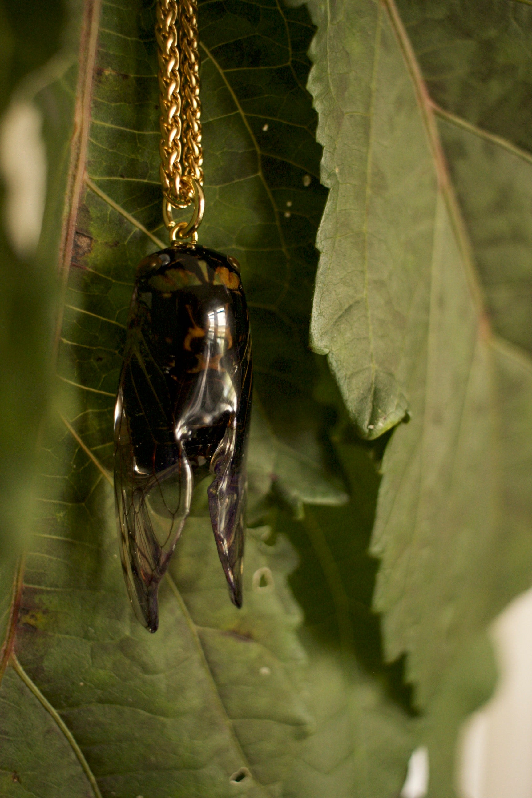 Cicada Pendant Necklace