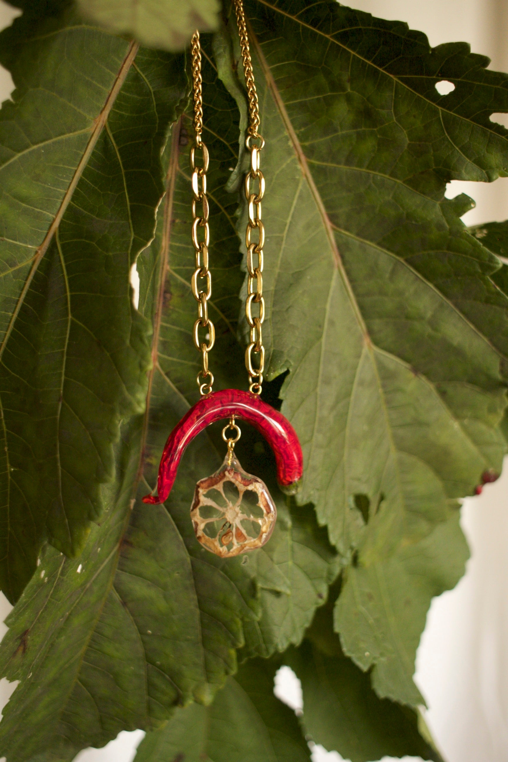 Cayenne & Okra Necklace