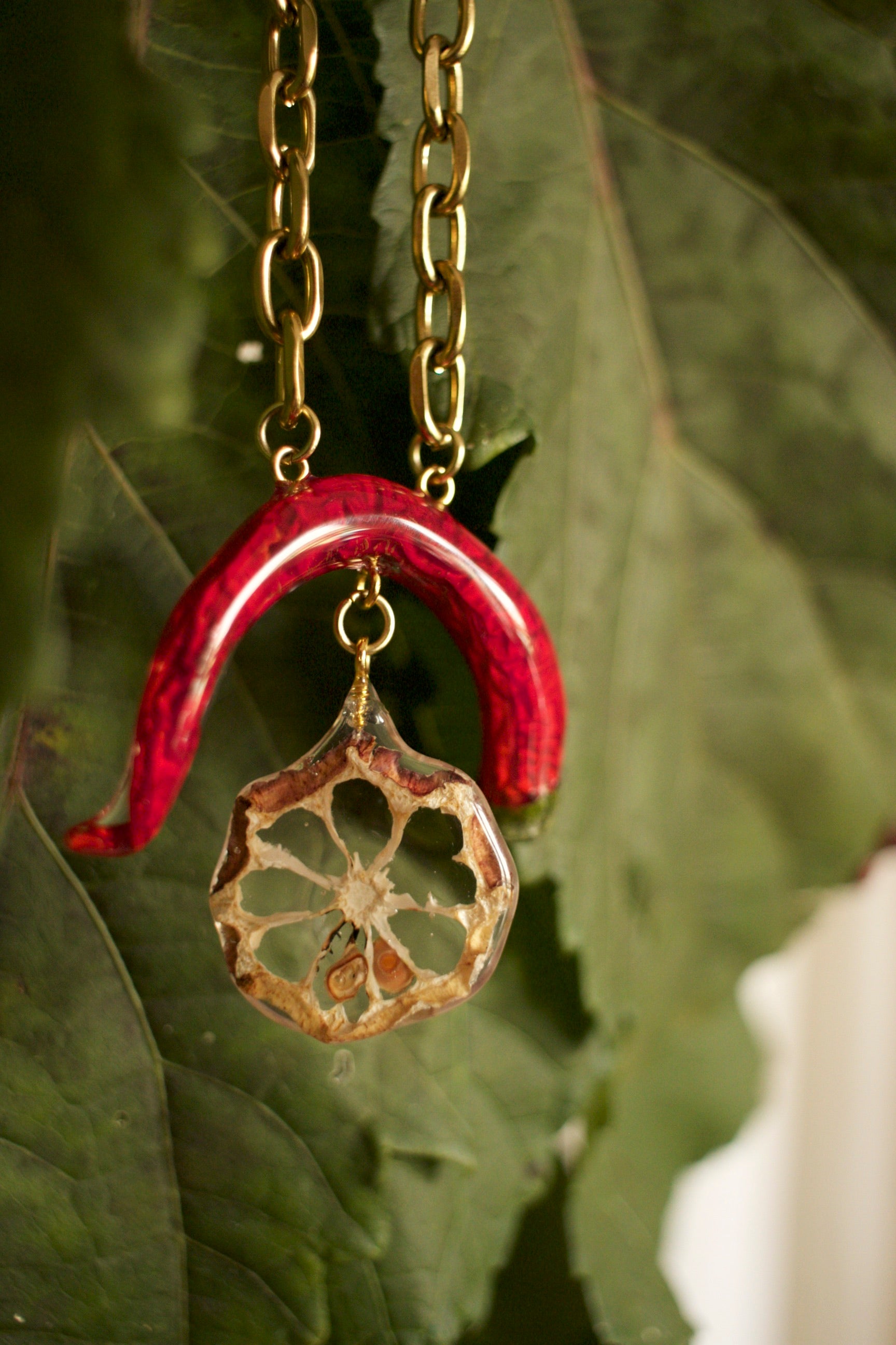 Cayenne & Okra Necklace