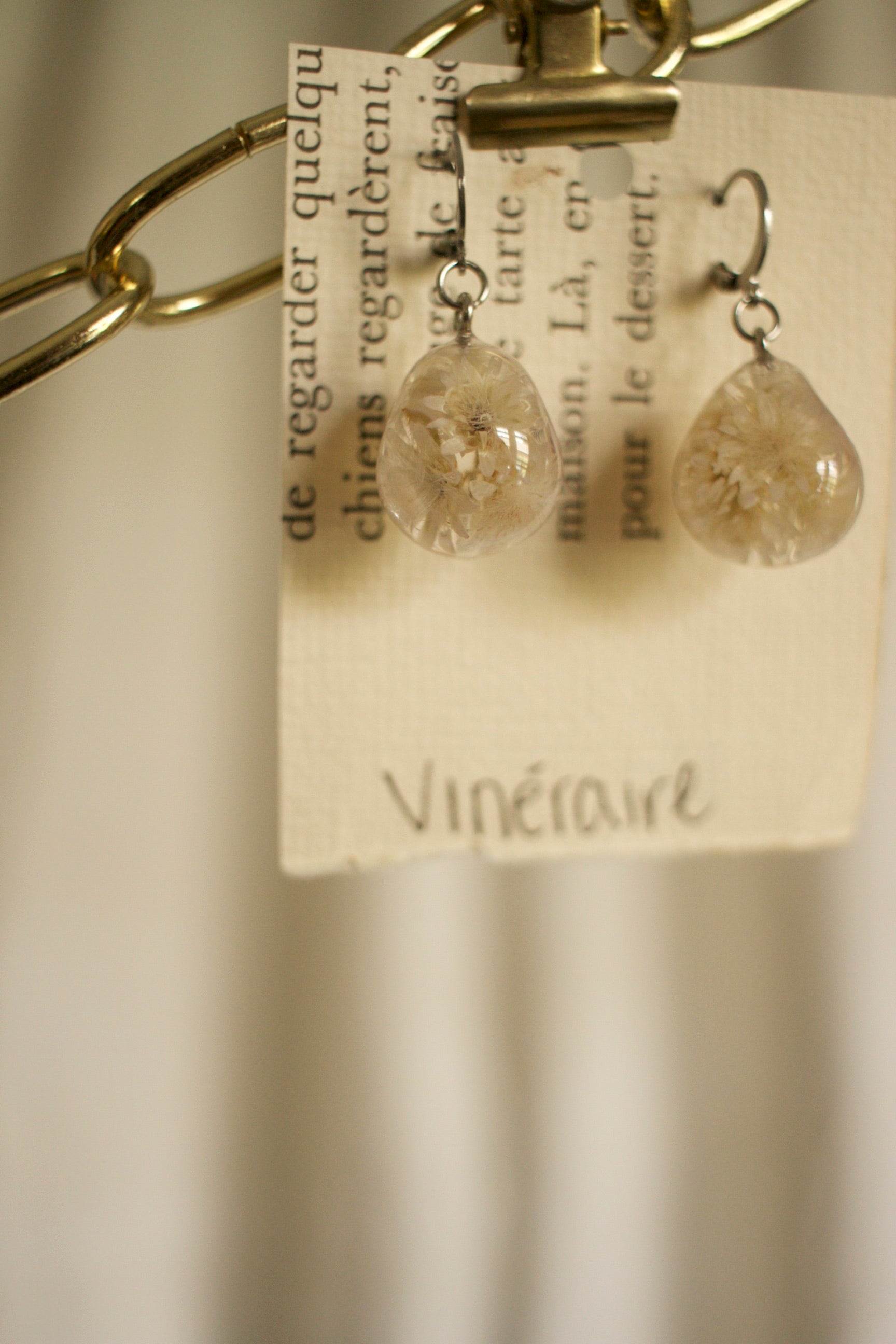 Vinéraire Single Drop Earrings