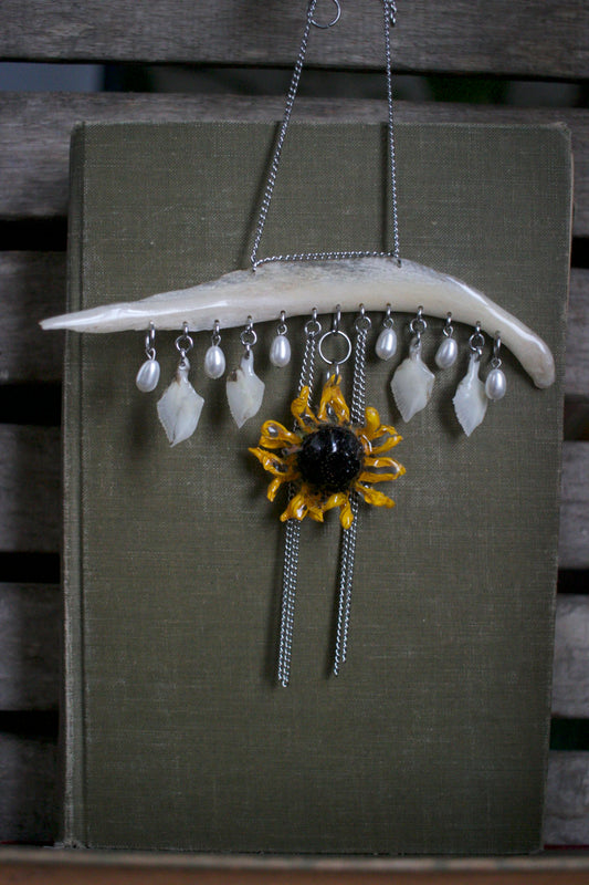 Atractosteus  x Helianthus Necklace